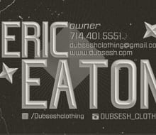 Dubsesh Clothing Card Design