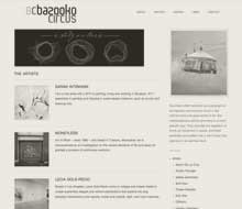 Bazooko Circus Web Design